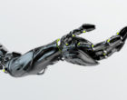 黑色的未来的手臂,类型的仿生手臂与思米lar functions to a human arm