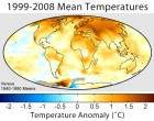 全球变暖地图