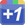 Google +1徽标